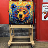 "Ember Cub"  aka Spirit Cub Wildlife Painting by Chris Tutty